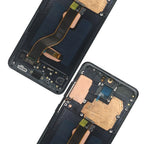 Original Samsung Galaxy S20 Plus G985 AMOLED Complete Display Assembly with Frame Preinstalled Screen Touch Digitizer Replacement OEM Premium Repair Unit