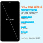 Samsung Galaxy S21 FE OLED Screen Replacement – Soft Flexible Display Assembly (G990)