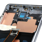 Original Samsung Galaxy S20 AMOLED Complete Screen Assembly with Frame Integrated Display Replacement Touch Digitizer Premium OEM Repair Component