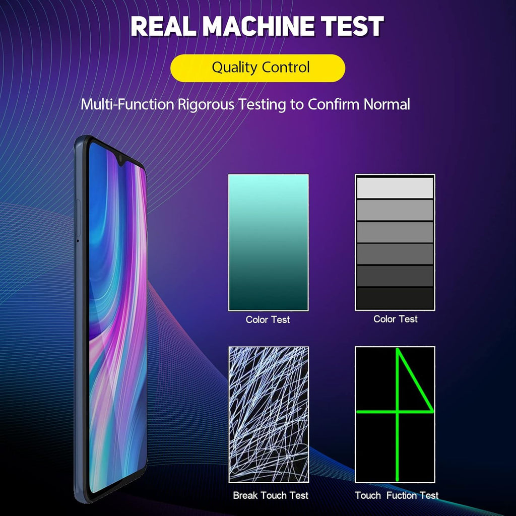 Redmi Note 8 Pro Incell Frameless Screen Assembly HD+ – Vivid Colors & High-Brightness Display Replacement