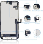 For iPhone 16 Plus LCD Screen Replacement (In-Cell)