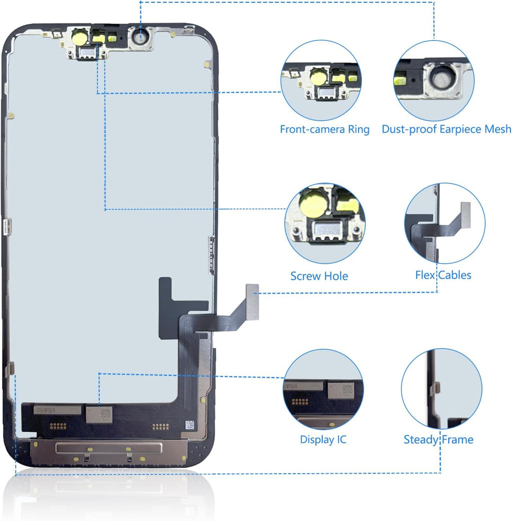 For iPhone 16E LCD Screen Replacement (In-Cell)