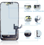 For iPhone 16E LCD Screen Replacement (In-Cell)