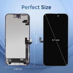 OLED Flexible Display Screen Replacement for iPhone 16 Plus (Soft OLED | COG | Movable IC)