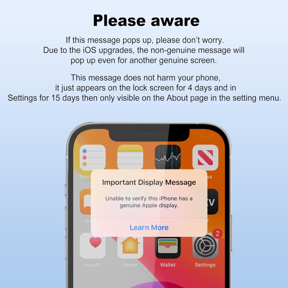 OLED Flexible Display Screen Replacement for iPhone 15 Pro Max (Soft OLED | COG | Movable IC)