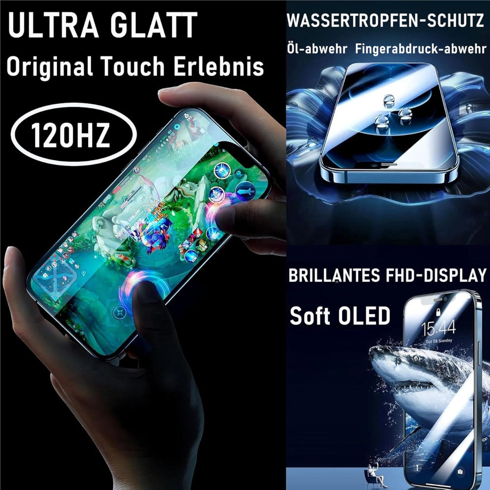OLED Flexible Display Screen Replacement for iPhone 16 Pro Max (Soft OLED | COG | Movable IC)