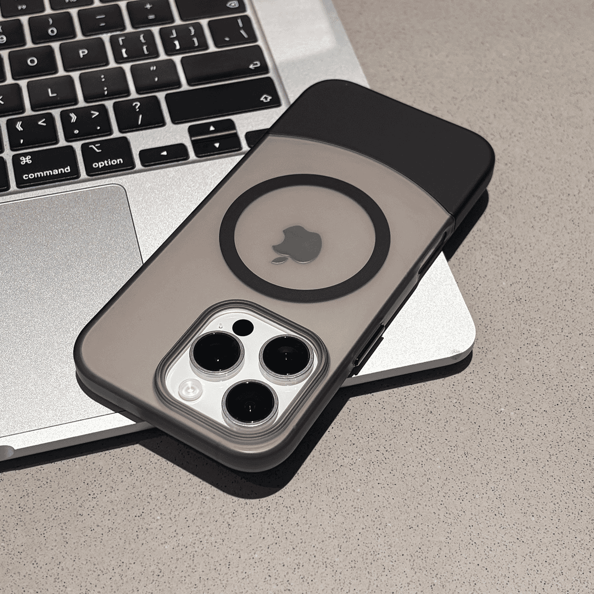 2-in-1 Detachable iPhone Case – Magnetic Modular Design, Snap & Switch Protective Cover