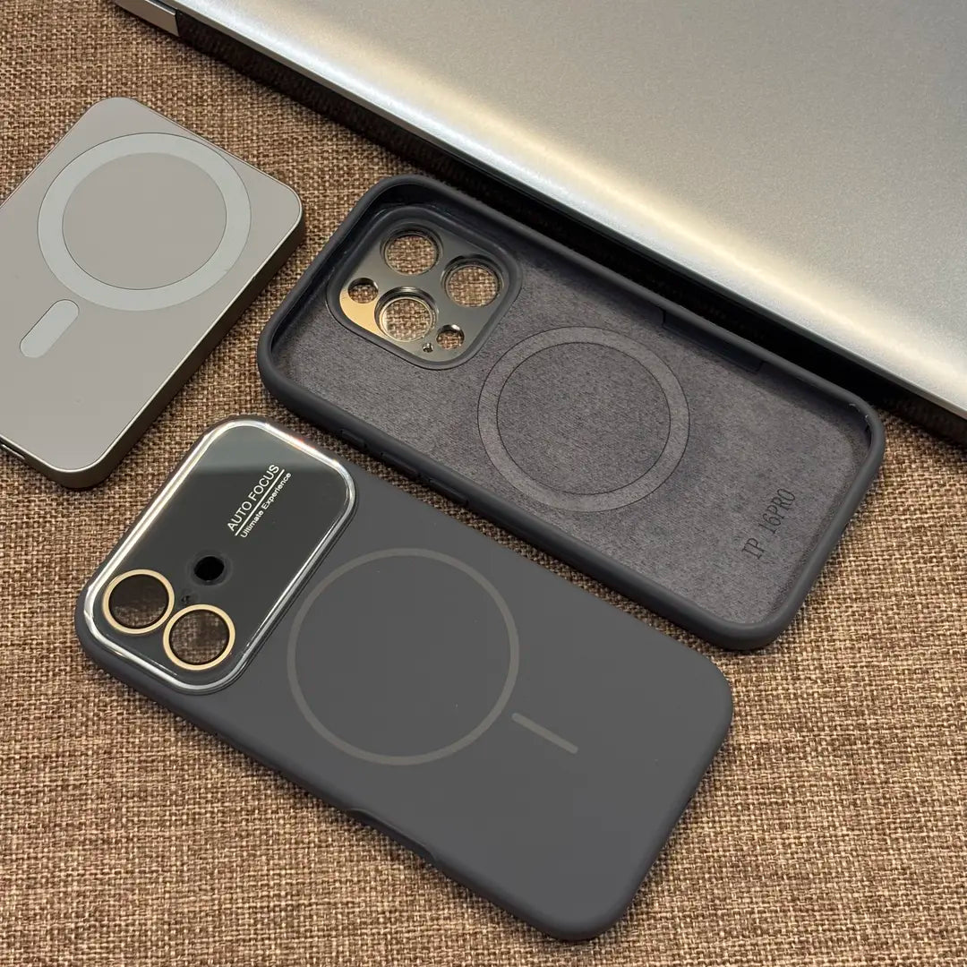 Matte Anti-Fingerprint iPhone Case – Dust-Resistant, Magnetic Slim Fit (MagSafe Compatible)