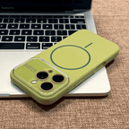 Matte Anti-Fingerprint iPhone Case – Dust-Resistant, Magnetic Slim Fit (MagSafe Compatible)